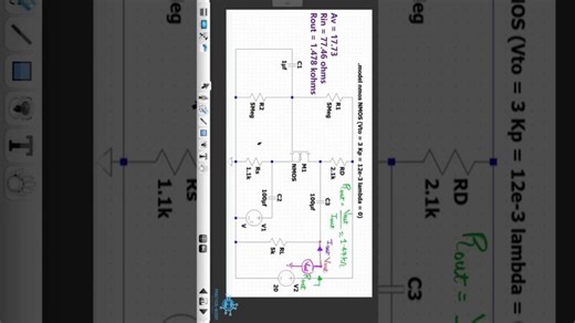 Output Impedance | Common Gate #amplifier | #ltspice #microelectronics #transistoramplifier #mosfet | Swarit Mahalsekar