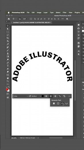 How to create Curved Typography in Photoshop! #photoshop