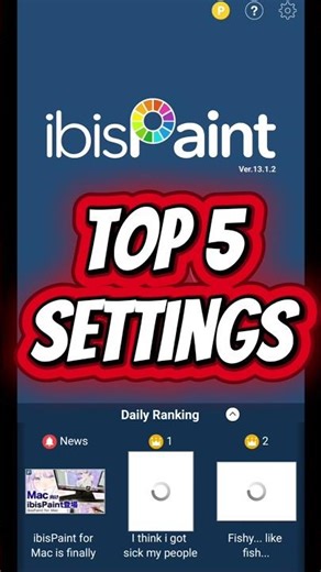 Top 5 ibis paint settings 🥶 #makeinganime #2danimationtutorial #ibispaintx #shorts