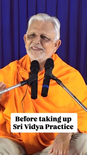 Sri M on Instagram: "Do your homework before taking up the practice of Sri Vidya"