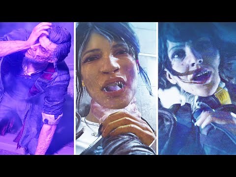 All Aiden Human-To-Zombie Transformations - DYING LIGHT 2