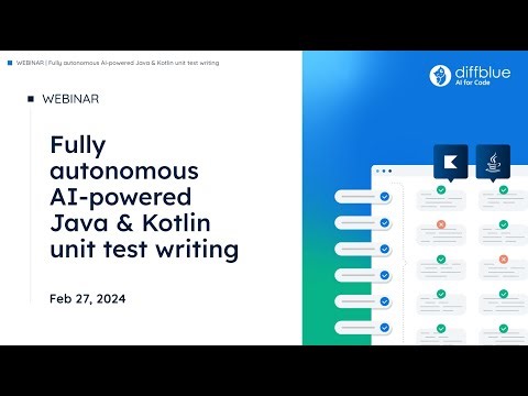 DiffblueLive - Autonomous AI powered unit test writing for Java & Kotlin