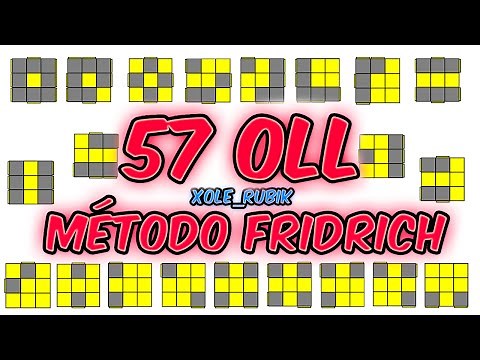 Metodo Fridrich | OLL COMPLETO | Resolver Cubo de Rubik 3x3 avanzado Tutorial