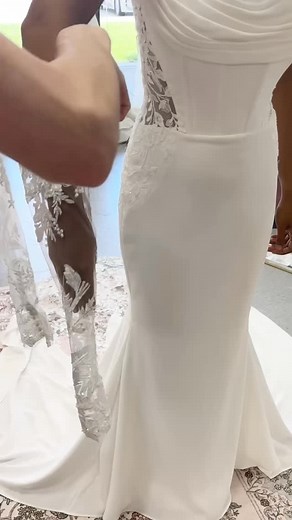 1.8K reactions · 67 shares | How to put on wedding dress sleeves like a pro ✨ #alinaalterations #alteration #bridal #bridalalteration #howto #tips #diy #wedding #weddingdress #weddinginspiration #custom #custommade #love #beautiful #bride #instagram #insta #instamood #instalike #instafashion #trend #viral #foryou #foryourpage #foryoupage #fyp #fypシ | Alina Alterations | Facebook