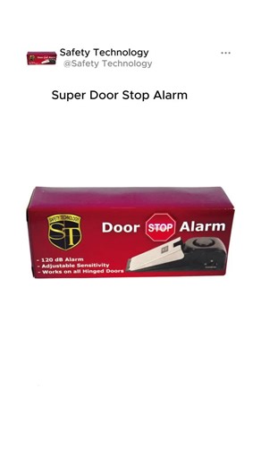 Super Door stop alarm NOW AVAILABLE!!!