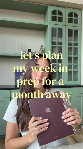 how i prep for my month long honeymoon!!! #planningtips #honeymoonplanning #travelprep #travelplanning #dailyplanner