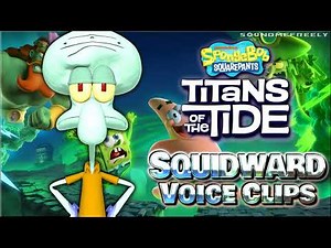 All Squidward Tentacles Voice Clips SpongeBob SquarePants: Titans of the Tide (Rodger Bumpass) 2025
