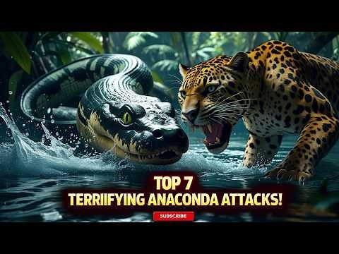 7 Terrifying Anaconda Attacks That Shocked the World!
