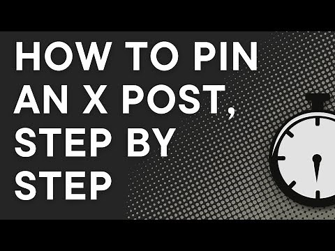 How to pin an X post (pin tweets tutorial) (2024)
