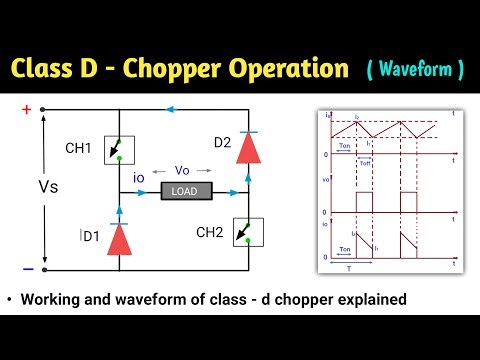 class d chopper | two quadrant type b chopper | type d chopper | class d chopper power electronics