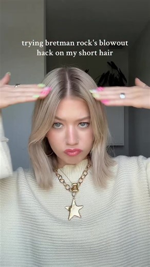 61K views · 2K reactions | @bretmanrock I would like to personally thank you for this coming from a short hair gal! #hack #volume #hair #tutorial | Kait Nicole Beauty | Facebook