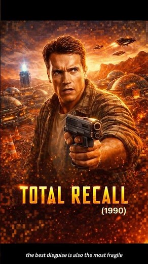 Total Recall (1990) – Disguised as an Old Lady, He Shocks the Enemies