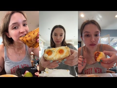 THE BEST OF @colettefionaa TIKTOK MUKBANG!