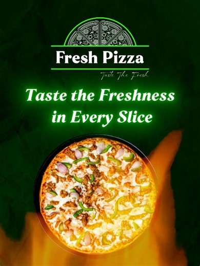 New look. Same obsession with great pizza. 😍 Introducing the all-new Fresh Pizza — Taste the Fresh! #FreshPizza #TasteTheFresh #NewLookNewVibe #Rebranded #PizzaLovers #FreshFlavors | Fresh pizza