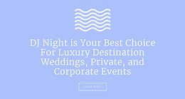 Logo text and button - Template by Nicepage