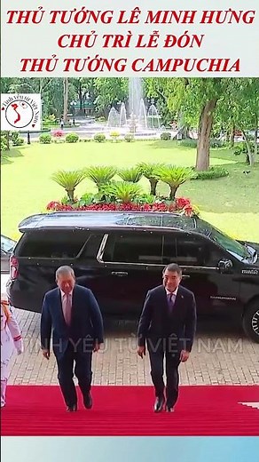 Prime Minister Le Minh Hung presided over the welcoming ceremony for Cambodian Prime Minister Hun...