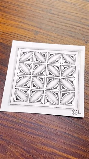 Amazing And Creative Birthday Fragment Zentangle Pattern | Drawing Tutorial For Beginners #zentangle #doodle #zendoodle #art #zenart #mindfulart #trending #viralpost #fbpage #easyart | Easy Art