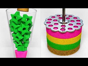 Very Satisfying and Relaxing Compilation 379 Kinetic Sand ASMR