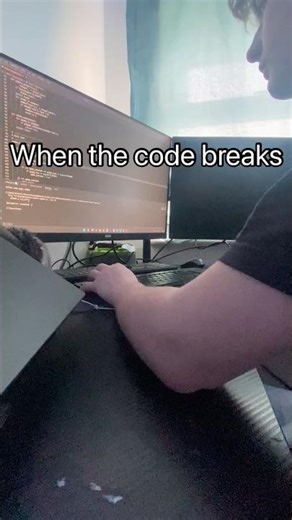 When you'd rather delete everything than fix one bug #coding #programming #shorts