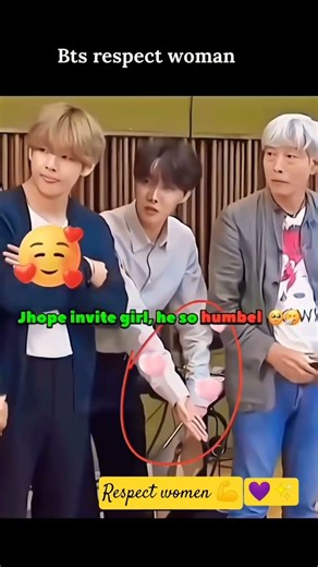 BTS respect women 💪💜 #music #bts #v#jk #btsarmy #army #btsshorts #rm #kpop #ytshorts #jhope #jimin