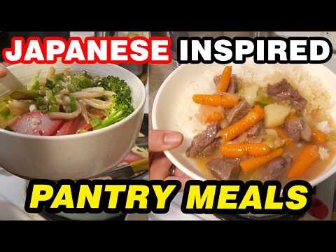 3 Japanese Dishes Using Pantry Ingredients!