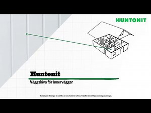 Montering Huntonit väggskivor