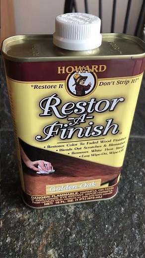 Restoring old furniture’s luster using Restor-A-finish