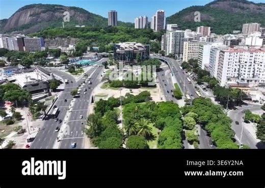 Botafogo Skyline In Rio De Janeiro In Brazil. Freeway Landscape. Downtown City. Commercial Center Skyline. Botafogo Skyline In Rio De Janeiro In Brazil. Tourism Landmark Stock Video Footage - Alamy