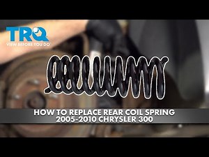 How to Replace Rear Coil Spring 2005-2010 Chrysler 300
