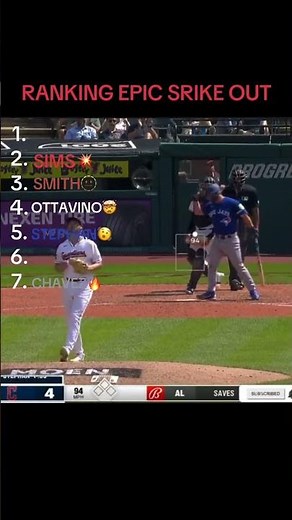 EPIC STRIKE OUTSS🤯#baseball #strikeout #fyp #highlights
