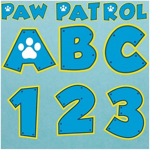 Paw Print Doodle Font SVG | Puppy Rescue Alphabet & Numbers | Instant Digital Download - Etsy