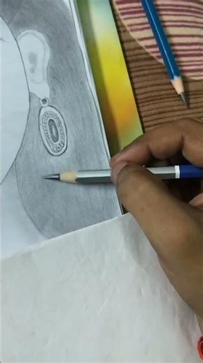 Half Baba Mahadev Ji And Half Mata Parvati 🙏#drawing