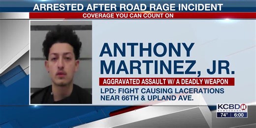 Anthony Martinez, Jr. charged with agg. assault after road rage fight