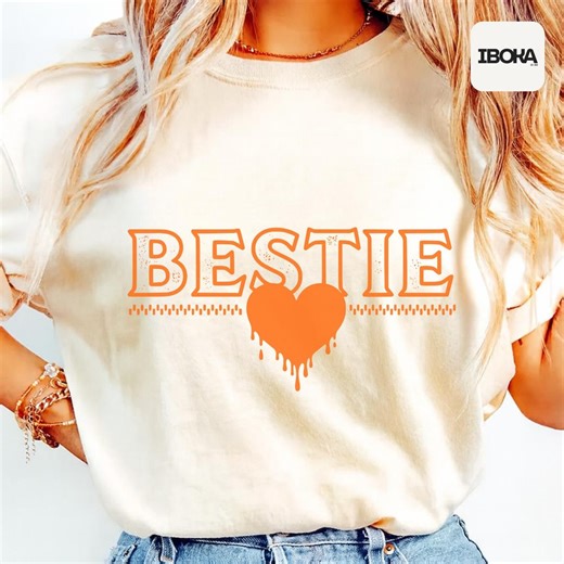 Bestie PNG SVG: Best Friends Quote Graphic Friendship Aesthetic Drip Heart Art (digital Download) - Etsy