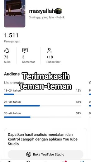 wik gara gara vidio 1 ini langsung nambah 18 subcraiber