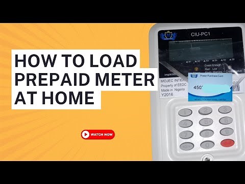 How to Load/ Recharge Prepaid Meter at Home