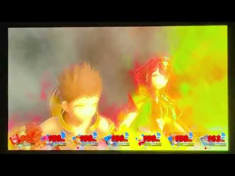（Super Smash Bros Ultimate）：Pyra V.S The Mii Girls（Star Screen K.O Mode）