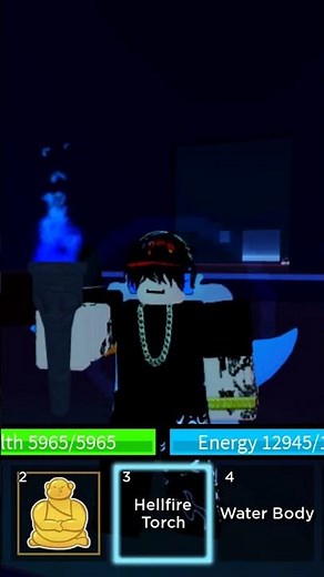 How to use a hellfire torch in the second sea blox fruits