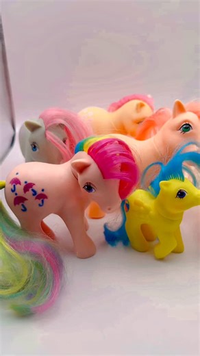 The little horseys have arrived generation 1 1980s My Little Pony in great condition given their age. #mylittlepony🦄 #mylittleponycollector #80snostalgia #vintagetoycollection | UpNorth Trading Ltd
