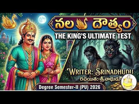 Naladawtyam Semester-II, Degree Telugu new syllabus 2026 Palamuru university