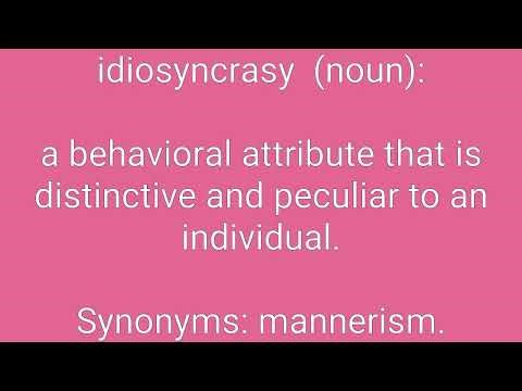 Idiosyncrasy Definition & Meaning