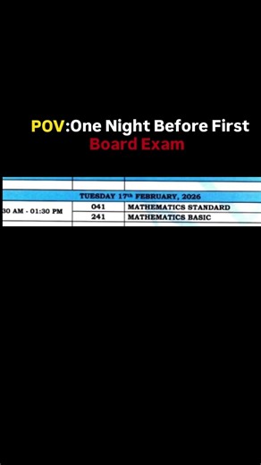 CBSE Class 10 Maths exam tomorrow… I’m finished 😭📉 #funny#relatable