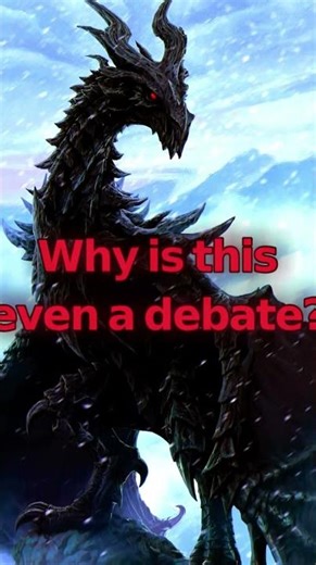 Alduin vs Tiamat #edit #elderscrolls #skyrim #dnd