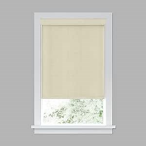 LEVOLOR Cordless Room Darkening Fabric Roller Window Blind Shade, Vitality Collection (Sand)