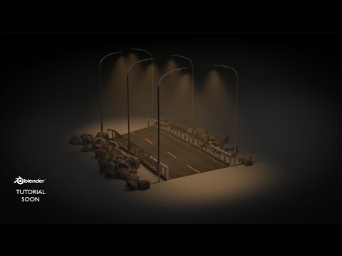 Procedural Road in Blender with Geometry Nodes – Coming Soon!