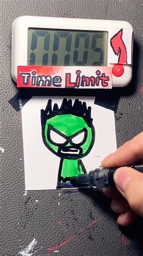 Drawing Hulk in 40 sec