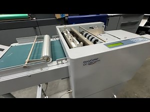 Duplo DocuCutter CC-330 Business Card Slitter with Conveyor **NEW BLADE**