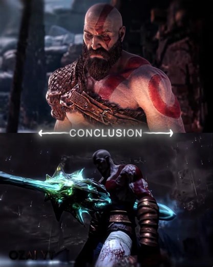 Old Kratos vs Young Kratos (writing) #kratos #gow #thor #invincible #omniman #genv