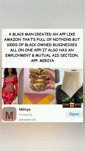 Miriya. Black business. Big impact. 💪🏿📱#Miriya #BlackOwned #BlackExcellence #ShopBlack #ViralApp