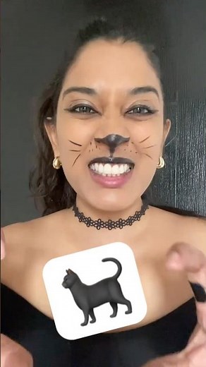 Easy Cat Makeup Tutorial 🐈‍⬛ | Black Cat Makeup halloween #BlackCatMakeup